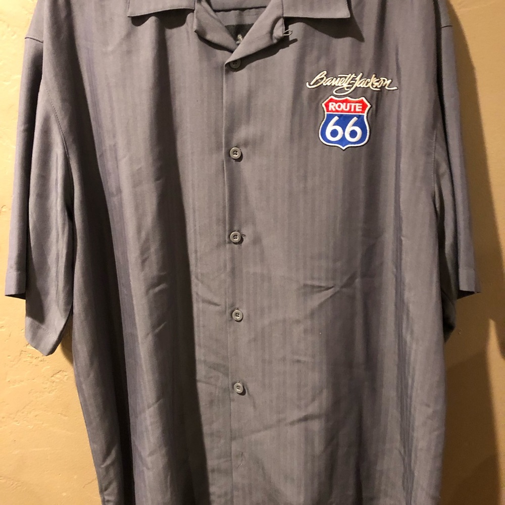 Barrett-Jackson Route 66 Interstate Button Up - image 3